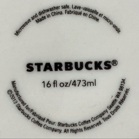 2013 Starbucks Red Holiday Christmas Mug - Picture 8 of 15